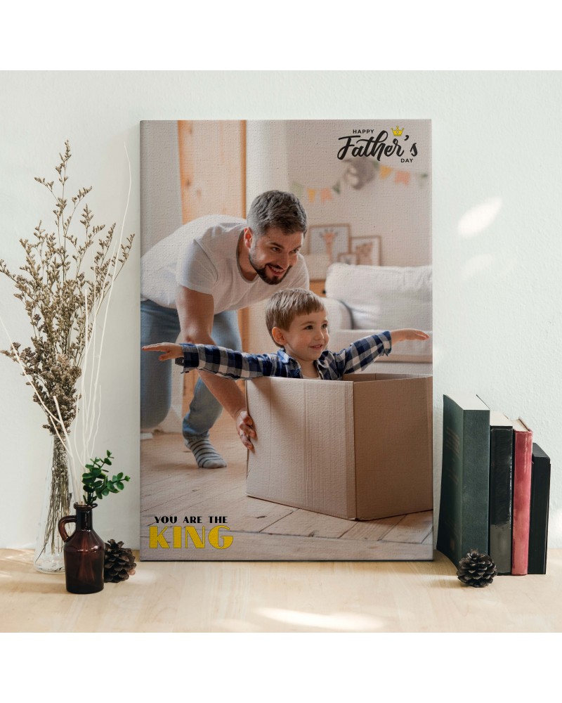STAMPA SU TELA TI VOGLIO BENE PAPÀ