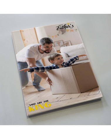 STAMPA SU TELA TI VOGLIO BENE PAPÀ