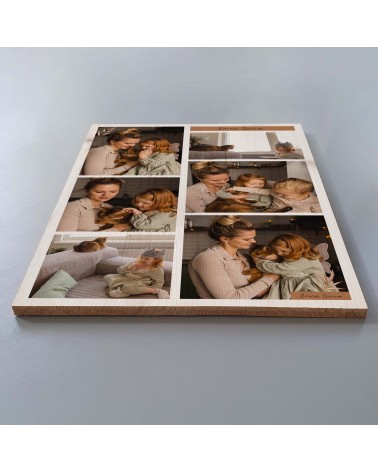 STAMPA SU LEGNO ME AND MY FAMILY