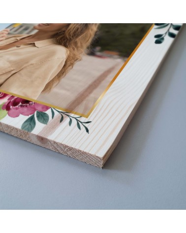STAMPA SU LEGNO FIORI ROSSI