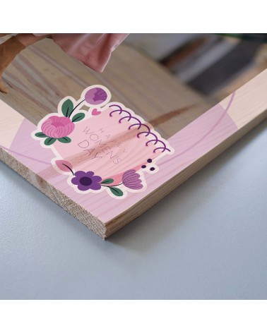 STAMPA SU LEGNO SUPER DONNA