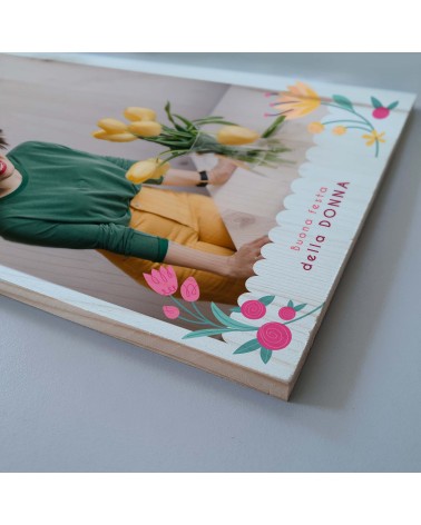 STAMPA SU LEGNO DOLCE DONNA