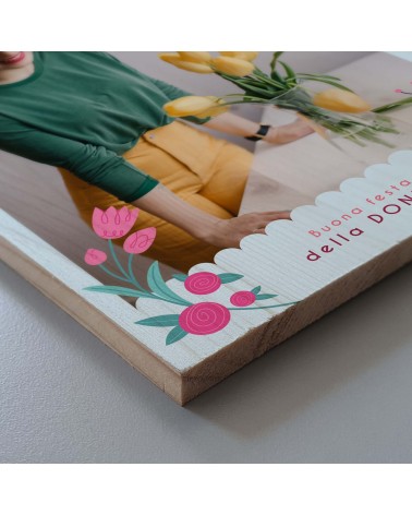 STAMPA SU LEGNO DOLCE DONNA