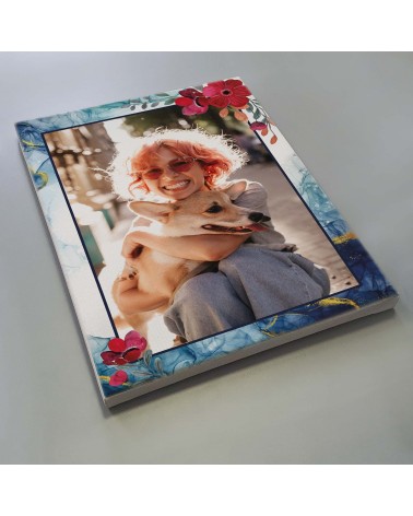 STAMPA SU TELA BLUE ICE